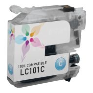 Compatible LC101C Cyan Ink for Brother