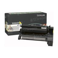 OEM Lexmark 15G642Y HY Yellow Toner