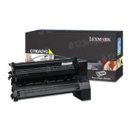 Original Lexmark C780A2YG Yellow Toner 