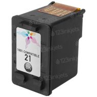 Remanufactured Black Ink for HP 21