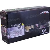 OEM Lexmark C736H4YG HY Yellow Toner