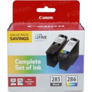 OEM Canon (PG-285 / CL-286) Black and Color Ink Cartridges