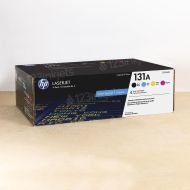 OEM HP 131A 4-pack Black/Cyan/Magenta/Yellow LaserJet Toner Cartridges, CF210AQ1