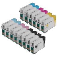 Compatible T079 14 Piece Set of Ink for Epson