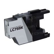 Compatible LC75BK High Yield Black Ink for Brother