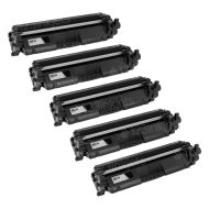 5 pack Compatible Canon 051H HY Black Toner Cartridge, 2169C001