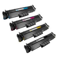 Compatible Canon T12 Set of 4 Toner Cartridges: 1 each of   Black, Cyan, Magenta, Yellow