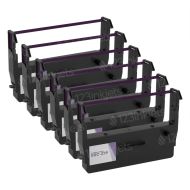 Epson Compatible ERC-37P Purple POS Ribbon, 6-pack