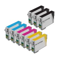 Set of 9 Remanufactured Epson 232XL HY Black & 232 CMY