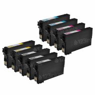 Bulk Set of 9 Ink Cartridges for Epson 812XL