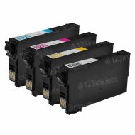 Bulk Set of 4 Ink Cartridges for Epson 812XL