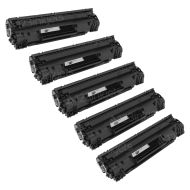 Compatible Canon 137 Black Toners - 5 Pack