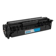 Remanufactured CE411A (HP 305A) Cyan Toner for Hewlett Packard