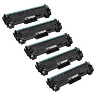 5 pack HP 141A (W1410A) Compatible Black Toner