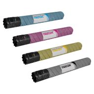 Set of 4 Compatible Konica Minolta TN512 Toner Cartridges (Black, Cyan, Magenta, Yellow)