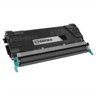 Lexmark Remanufactured C746H1KG HY Black Toner