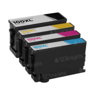 Lexmark Compatible 100XL High Yield Ink Set of 4