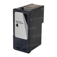 Remanufactured Lexmark #4 Black Ink