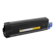 Compatible Yellow Okidata 44844509 Toner