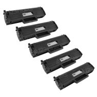 5 pack Compatible Samsung 111L (MLT-D111L) HY Black Toner Cartridge
