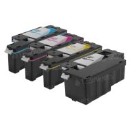 Xerox Phaser 6022, WorkCentre 6027 Compatible Set of 4 Toners: Bk, C, M, Y