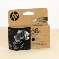 Original HP 68e EvoMore Black Ink Cartridge, 7FP22TN
