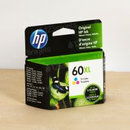 Original HP 60XL Ink Cartridge, Tri-Color CC644WN