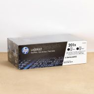 Original HP 201X 2-pack High Yield Black Toner Cartridges CF400XD