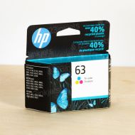 Original HP 63 Tri-Color Ink Cartridge, F6U61AN