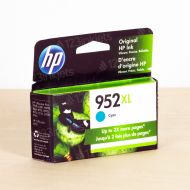 Original HP 952XL High Yield Cyan Ink Cartridge, L0S61AN