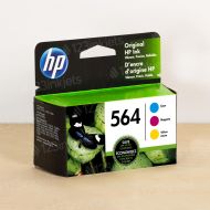 Original HP 564 3-pack C/M/Y Ink Cartridges N9H57FN