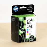 OEM HP 934XL/935 Ink Cartridges (1 of each Black High Yield and Cyan/Magenta/Yellow Standard Yield), N9H66FN