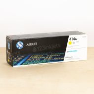 HP Original 414A Yellow Toner W2022A (2100 Page Yield) with ink level chip