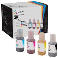 Bulk Set of 4 Ink Cartridges for Canon GI-26