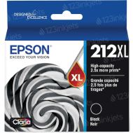 Original Epson 212XL Black Ink Cartridge, High-Capacity, T212XL120-S
