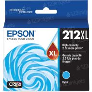 Original Epson 212XL Cyan Ink Cartridge, High-Capacity, T212XL220-S