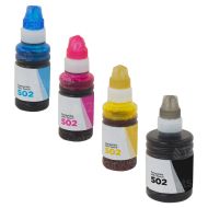 Bulk Set of 4 Ink Bottles for Epson T502