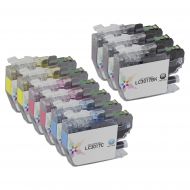 Bulk Set of 9 Ink Cartridges for Brother LC3017