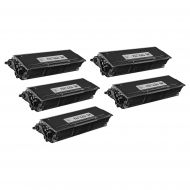 Compatible Brother TN460 High Yield Black Toners - 5 Pack