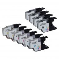 LC75 Set of 10 High Yield Ink cartridges for Brother