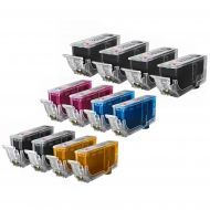PGI220 & CLI221 Set of 12 Ink cartridges for Canon