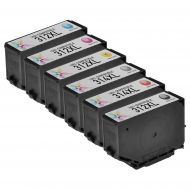 Bulk Set of 6 Ink Cartridges for Epson T312XL / T314XL