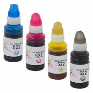 Bulk Set of 4 Ink Bottles for Epson T522