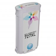 Remanufactured Cyan Ink for HP 727