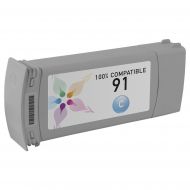 Remanufactured Cyan Ink for HP 91