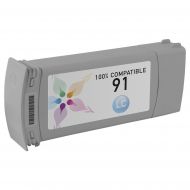 Remanufactured Light Cyan Ink for HP 91