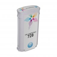 Remanufactured Cyan Ink for HP 728
