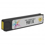 Remanufactured High Yield Yellow Ink for HP 981X