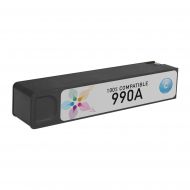 Remanufactured Cyan Ink for HP 990A