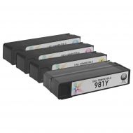 Remanufactured Extra High Yield Bulk Set to Replace HP 981Y Ink